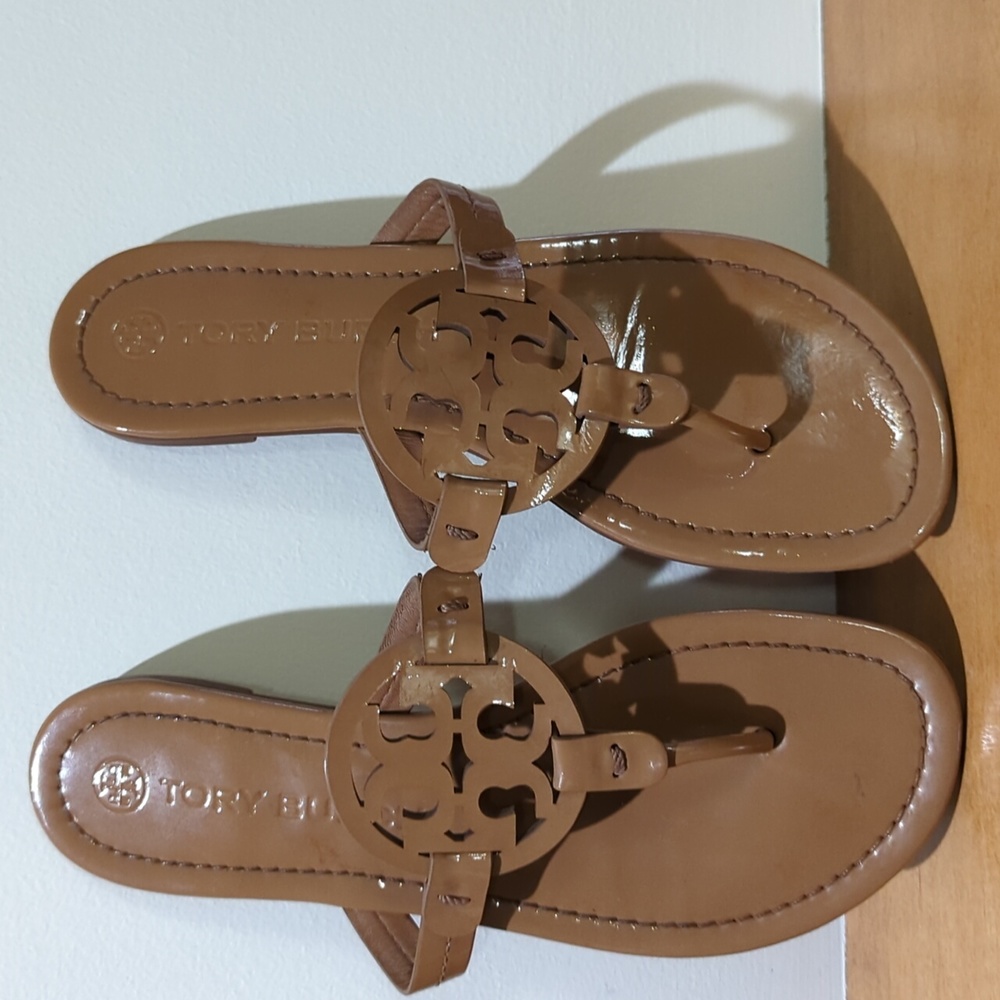 Tory Burch miller patent leather sandal